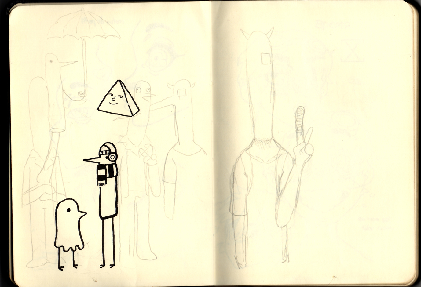 Página 7 e 8 do Sketchbook 2019