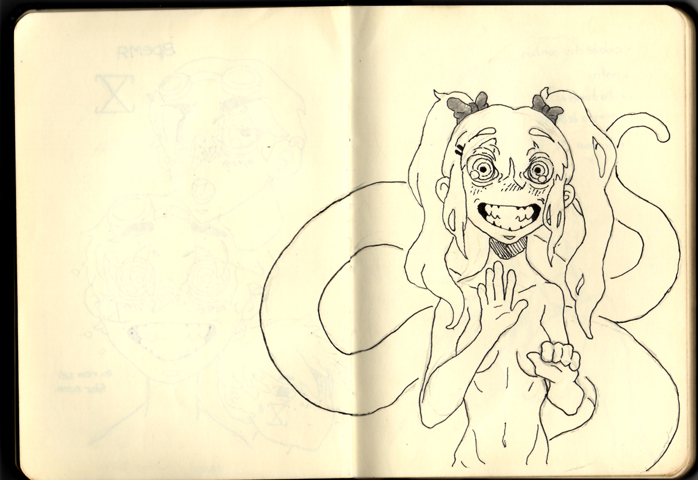 Página 11 e 12 do Sketchbook 2019