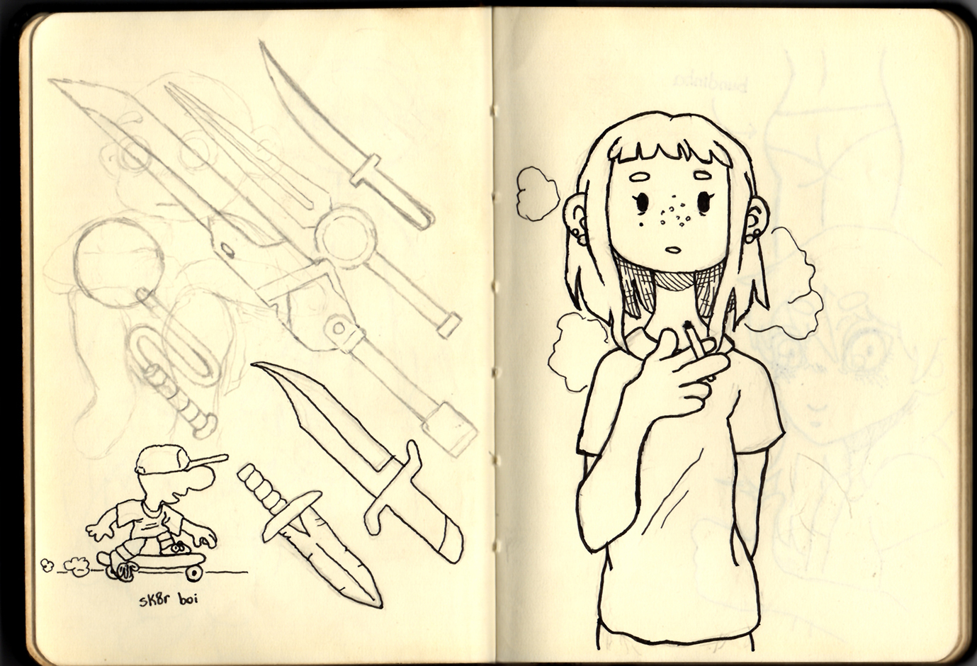 Página 17 e 18 do Sketchbook 2019