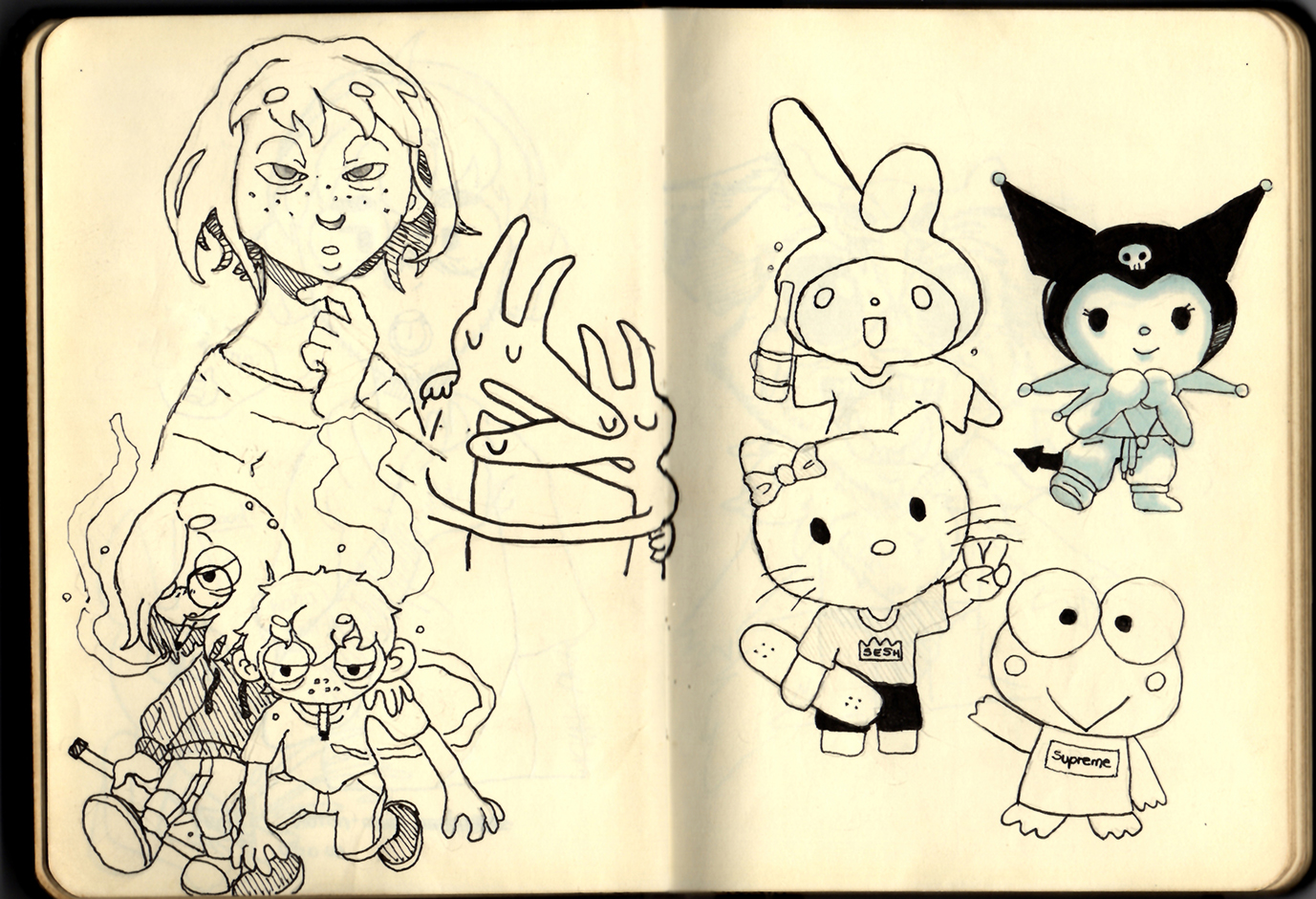 Página 25 e 26 do Sketchbook 2019