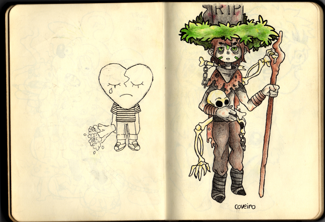 Página 31 e 32 do Sketchbook 2019