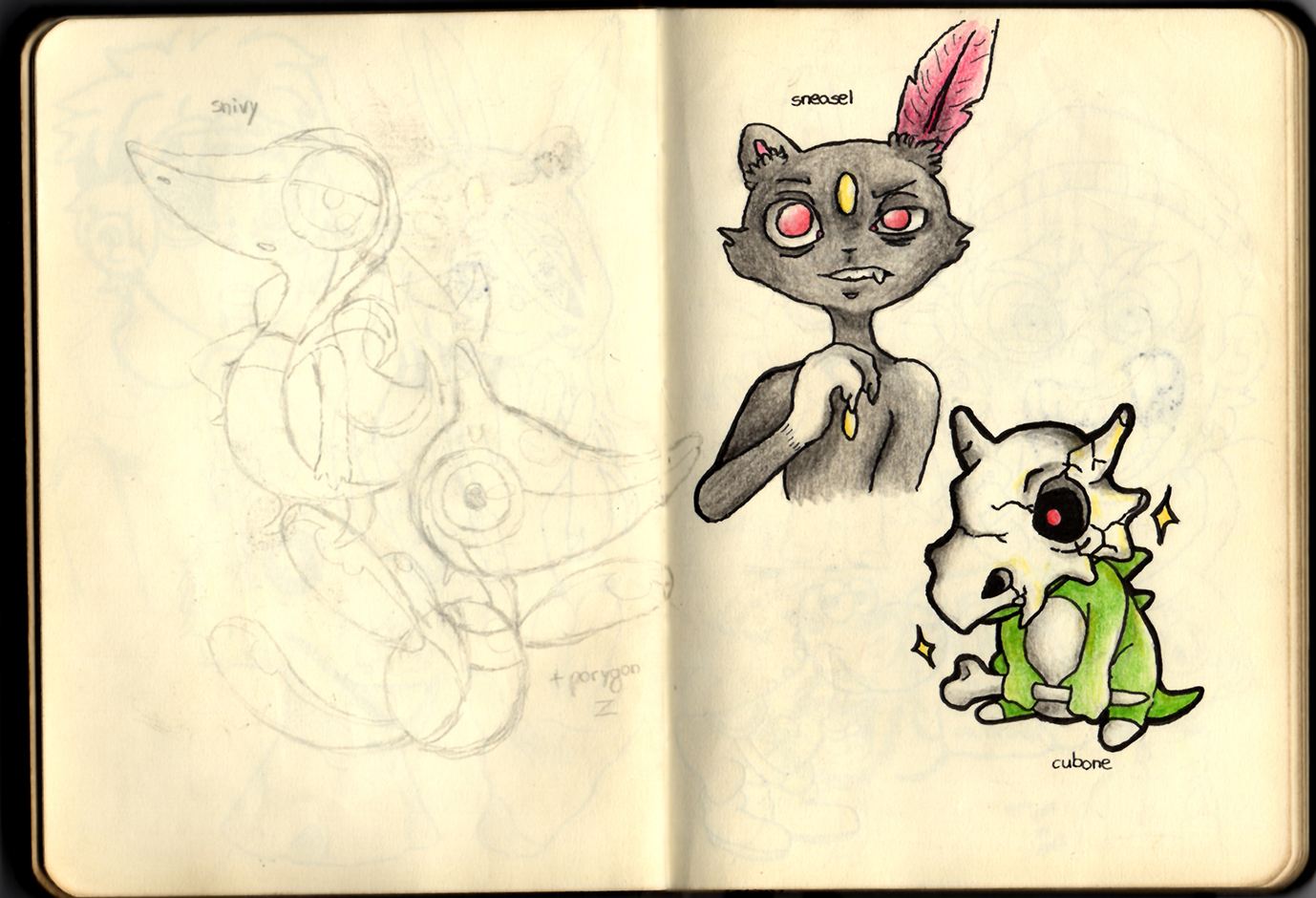 Página 35 e 36 do Sketchbook 2019