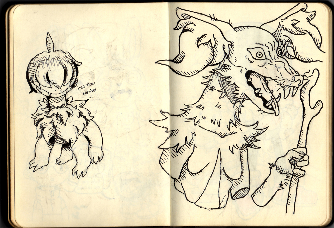 Página 39 e 40 do Sketchbook 2019
