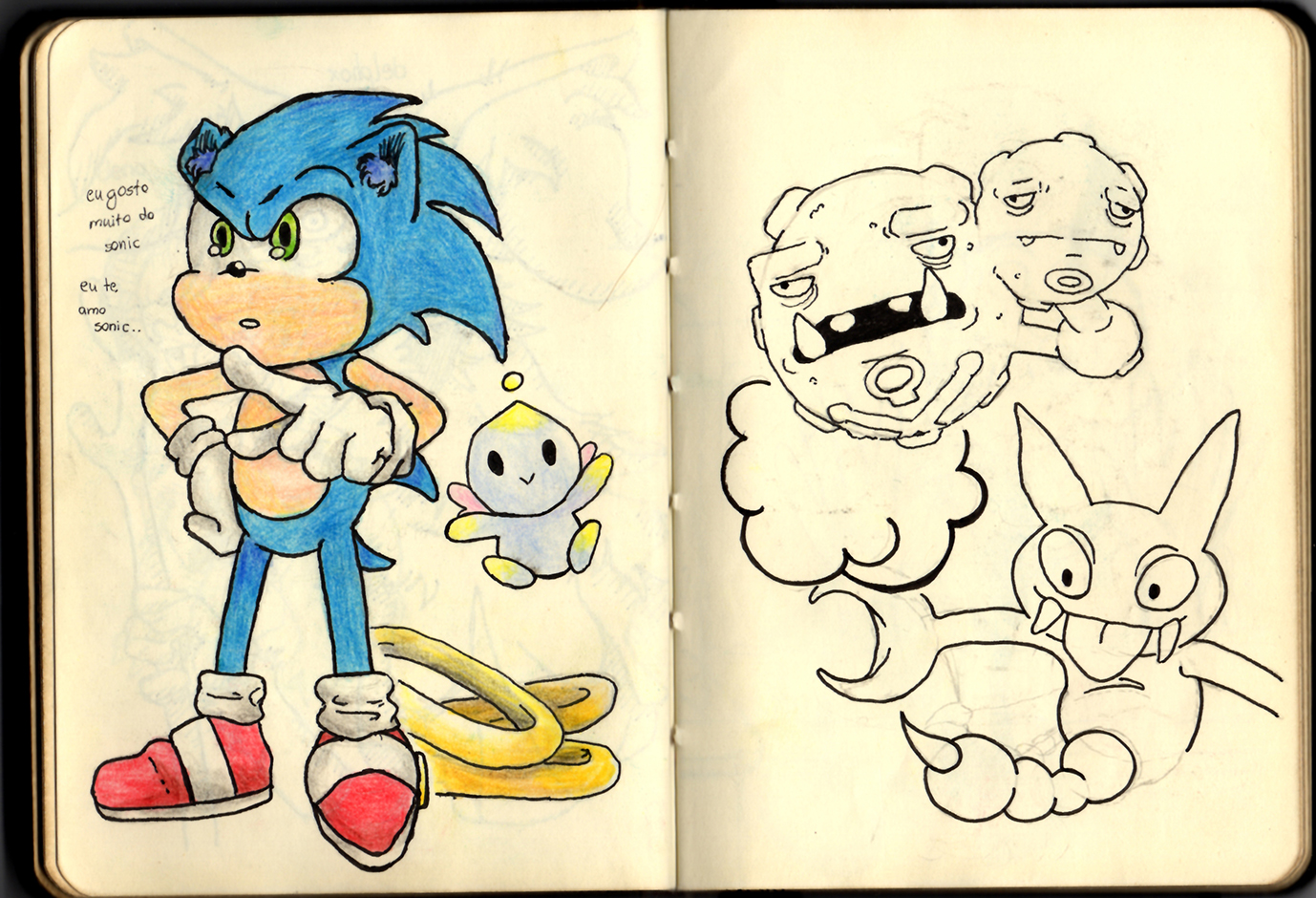 Página 41 e 42 do Sketchbook 2019