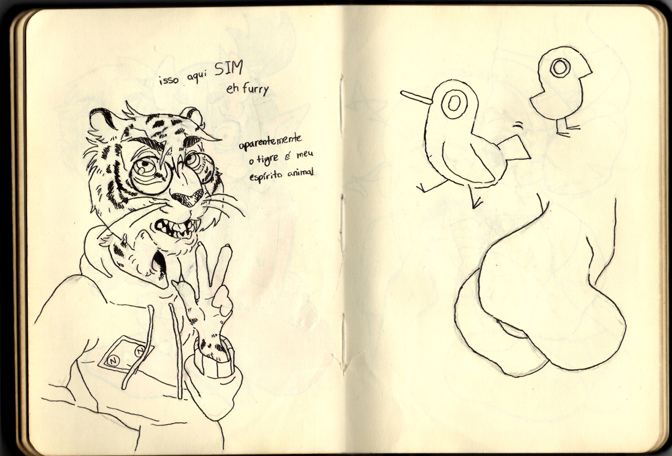 Página 53 e 54 do Sketchbook 2019