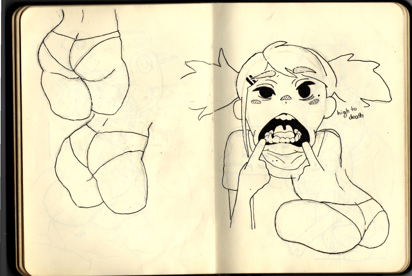 Página 55 e 56 do Sketchbook 2019