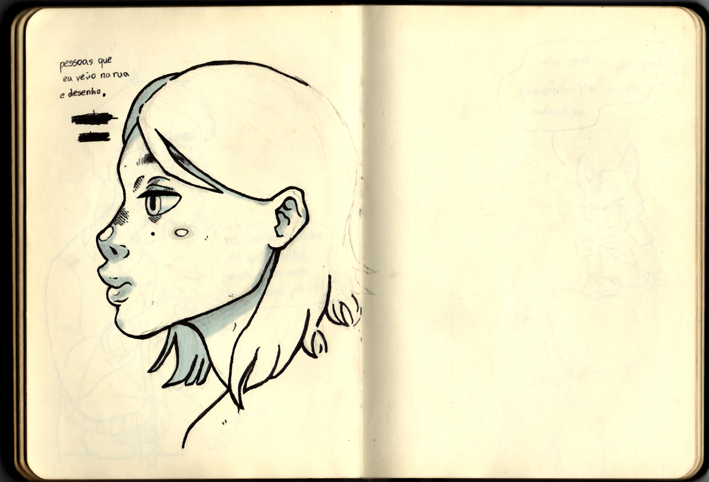 Página 59 e 60 do Sketchbook 2019