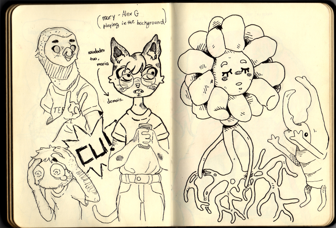 Página 63 e 64 do Sketchbook 2019