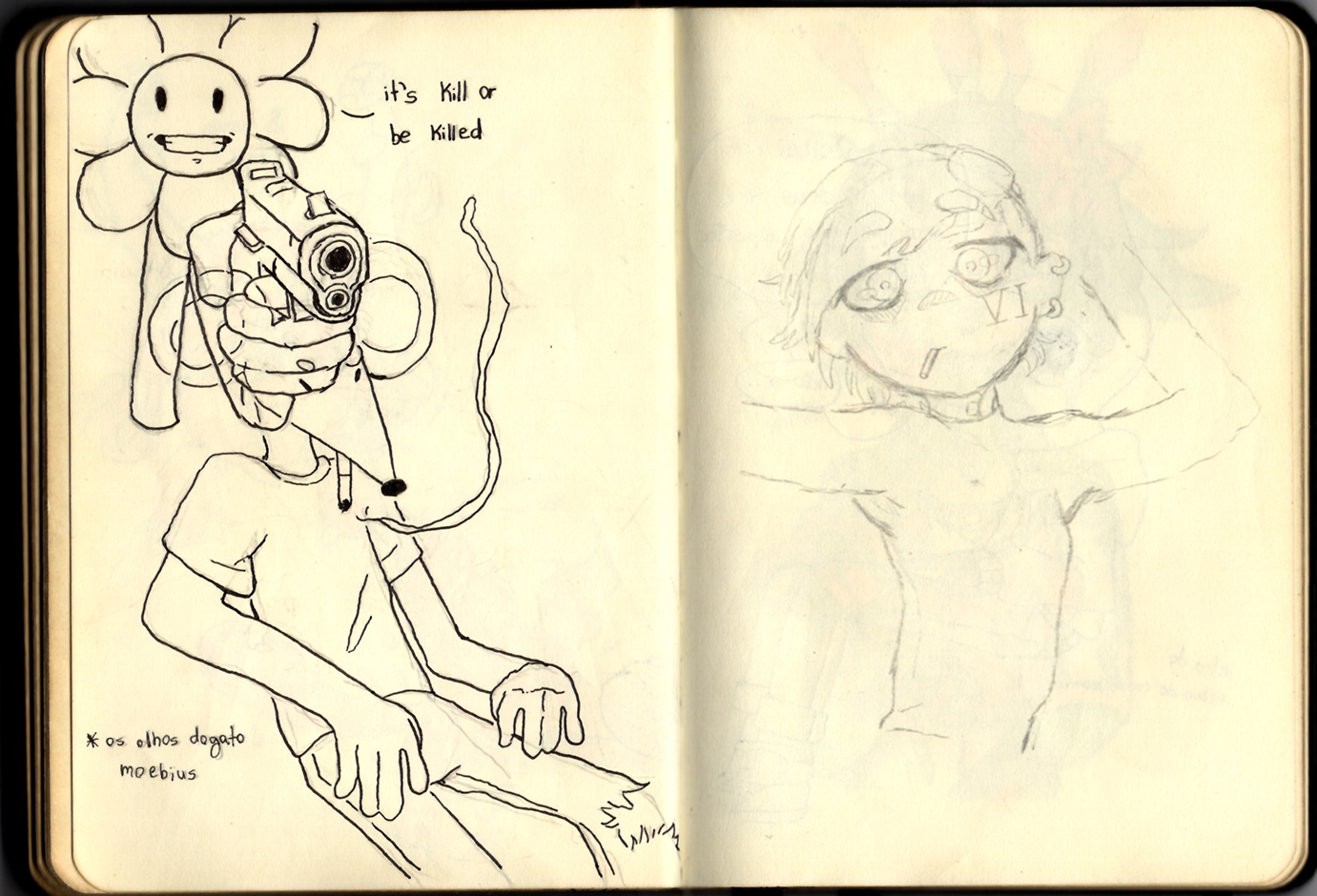 Página 67 e 68 do Sketchbook 2019